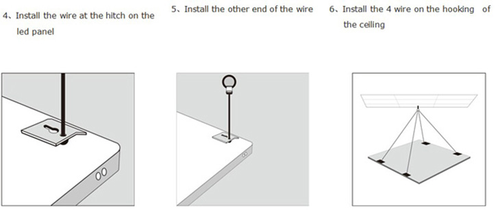 led panel light installation