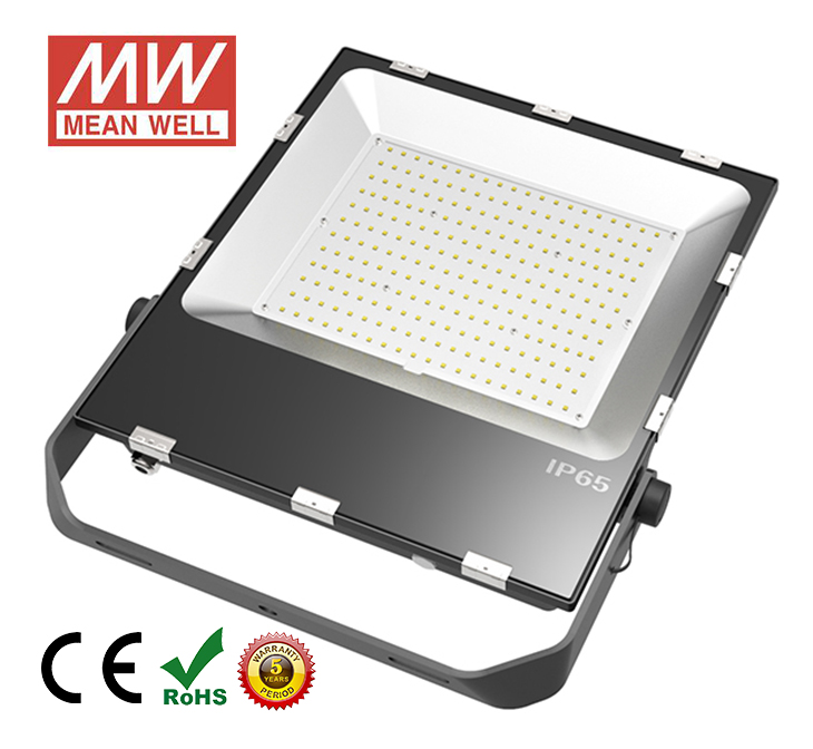 200w led flood light front