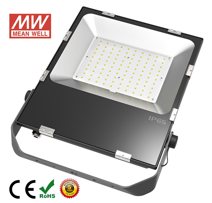 100w led flood light front