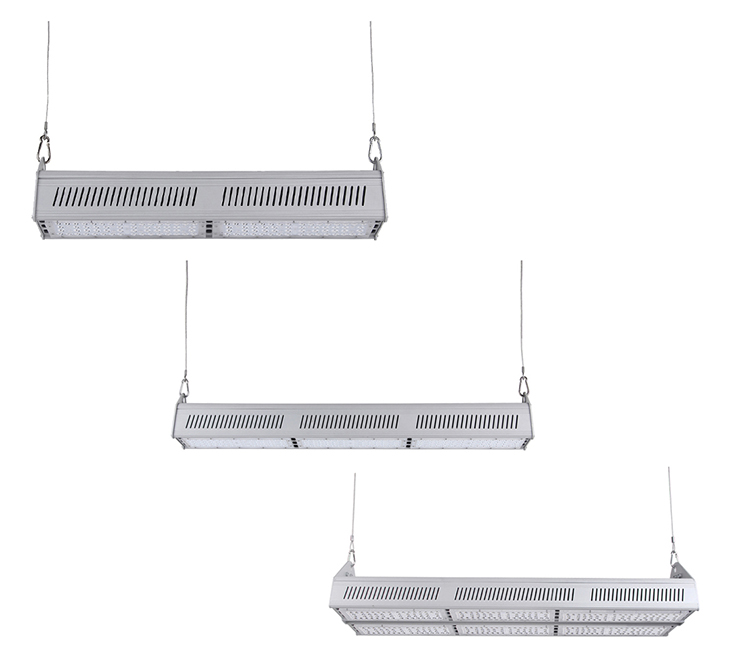 Lumière linéaire à led haute baie de différents watts