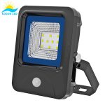 10W LED Flood Light frente com sensor de movimento