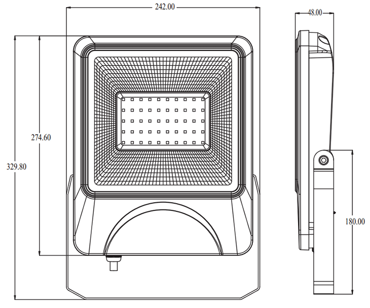 Diagramm-50W LED Flutlicht