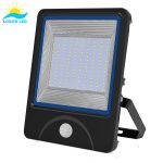 Luna 150W LED Flood Light front with motion sensor