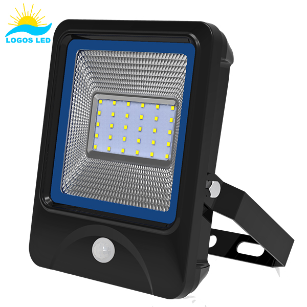 Luna 30W LED Flood Light frente com sensor de movimento