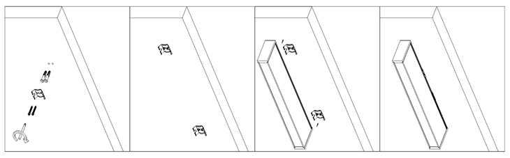 Luna LED Linear Systems Lichtinstallation Decken