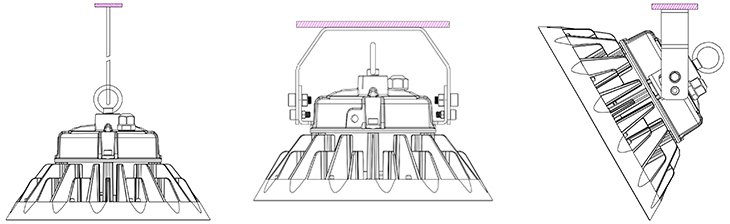 Instalasi Neptunus LED UFO High bay light