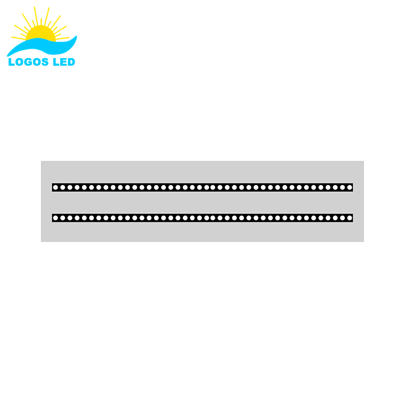 30120 Panel de luz LED de rejilla con lente