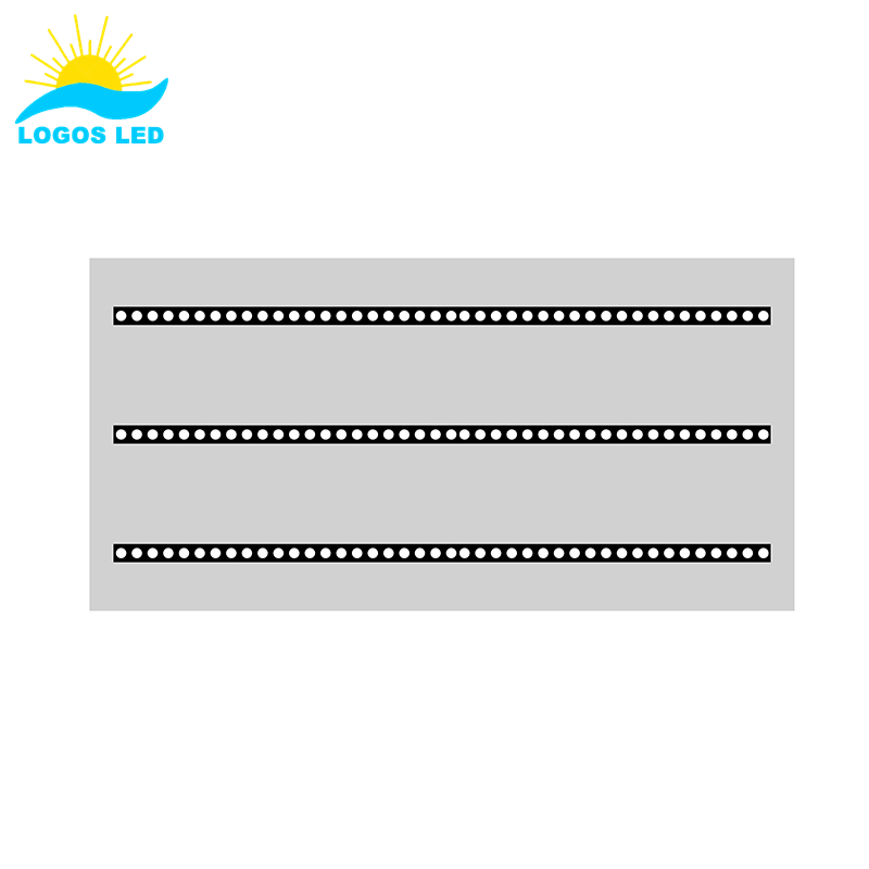 60120 Kratka LED Panel Lekki z soczewką