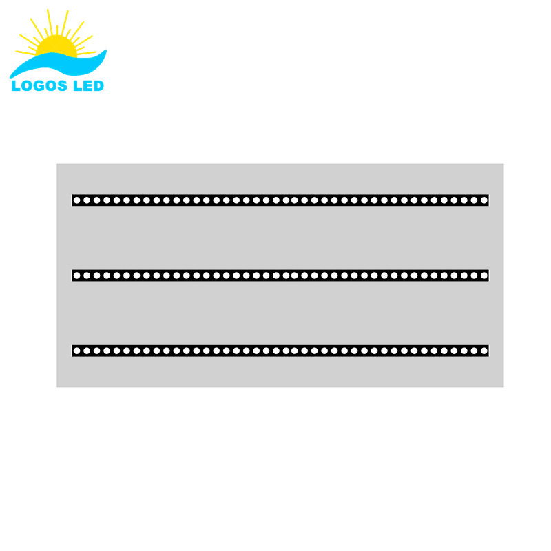 60120 Lampu Panel LED Kisi-kisi dengan lensa