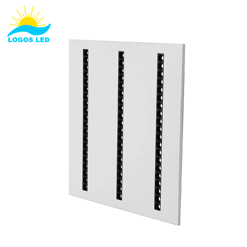 Panel de luz LED de rejilla con lente 2